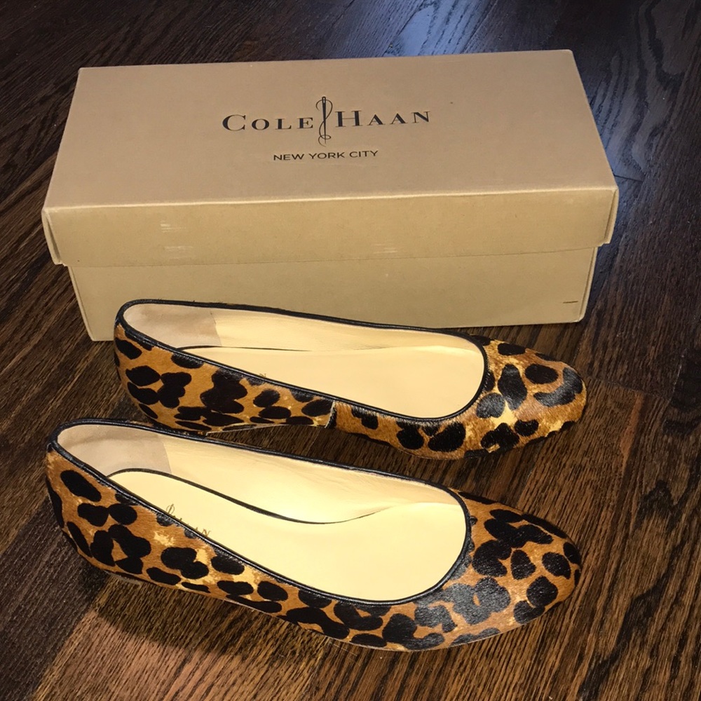 Cole Haan Leopard Flats with Nike Air